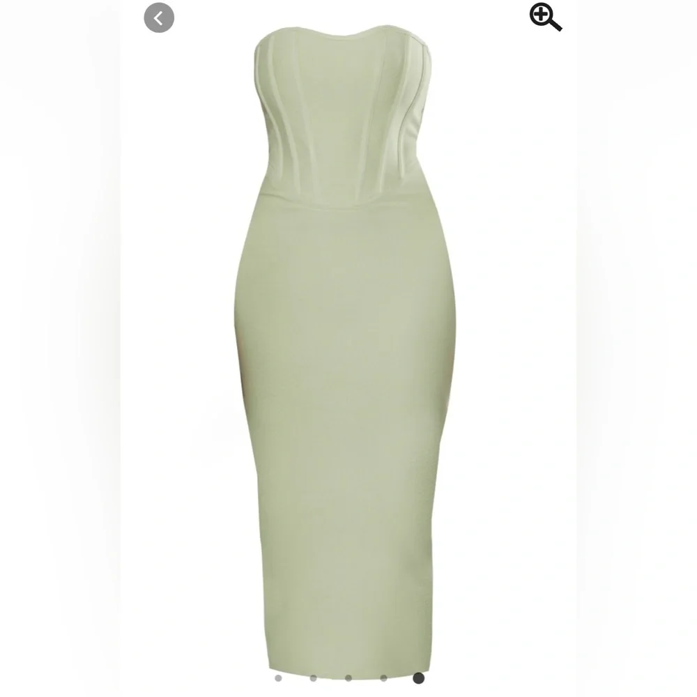 Pretty Little Thing | corset bandeau bandage dress - Picture 3 of 10